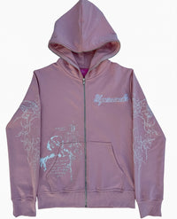 unperceivable zip up pink